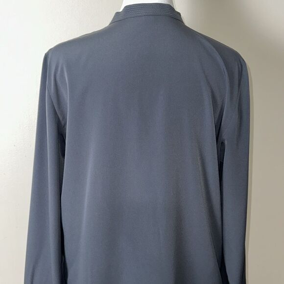 Ann Taylor S Gray Long Sleeve High Low Tunic - Picture 4 of 9